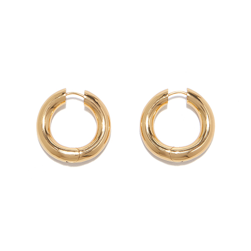 Twist Ring Large Earring GOLD