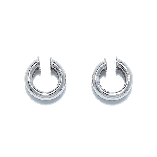 Signature Twist Ring Three Layers Ear Cuff Silver