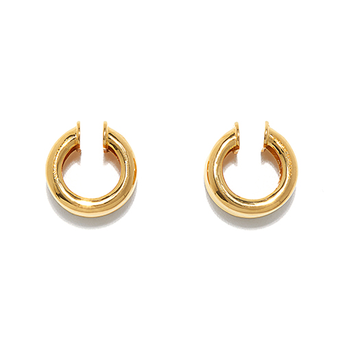 Signature Twist Ring Three Layers Ear Cuff Gold
