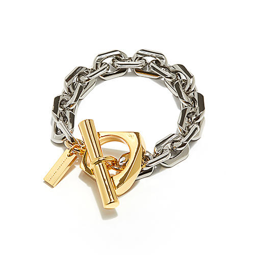 Tom of Fuxx chain Bracelet Silver &amp; Gold